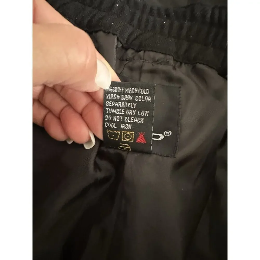 VTG 90’s HEAD Men’s Large Black Nylon Ski Snowboarding Pants made In Russia